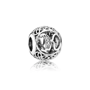 (image pour) PANDORA - Charm K ancien - 791855cz