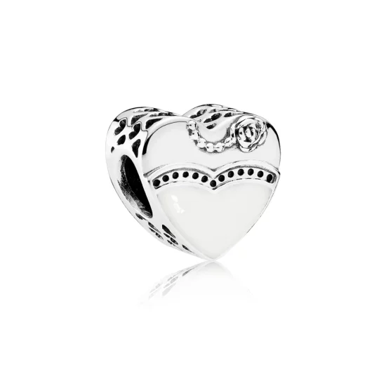 (image pour) PANDORA - Charm Le Plus Beau Jour de Notre Vie - 791840ENMX