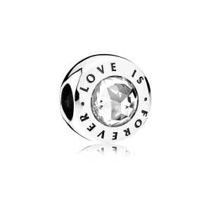 (image pour) PANDORA - Charm Love is Forever - 791813CZ