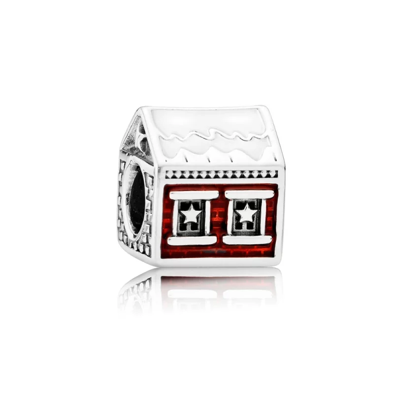 (image pour) PANDORA - Charm Maison du Père Noël - 792003ENMX - Afficher 4