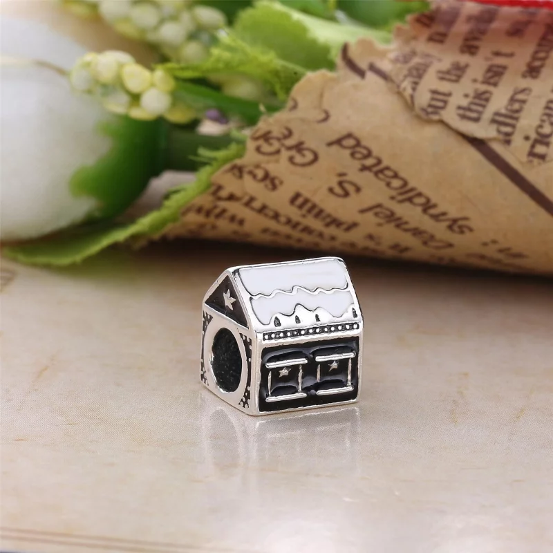 (image pour) PANDORA - Charm Maison Noir - PD0079-1 - Afficher 2