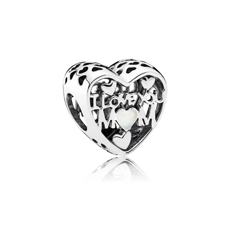 (image pour) PANDORA - Charm Maman Je t'Aime - 792067EN23