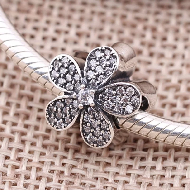(image pour) PANDORA - Charm Marguerite éblouissante - 781480CZ - Afficher 2