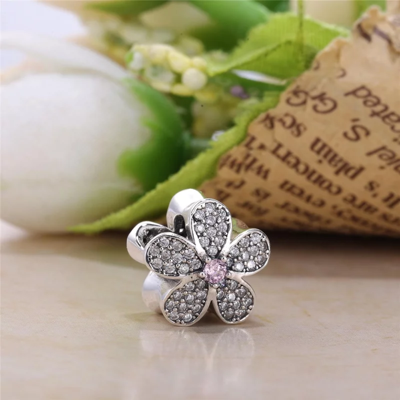 (image pour) PANDORA - Charm Marguerite éblouissante - 781480CZ - Afficher 4