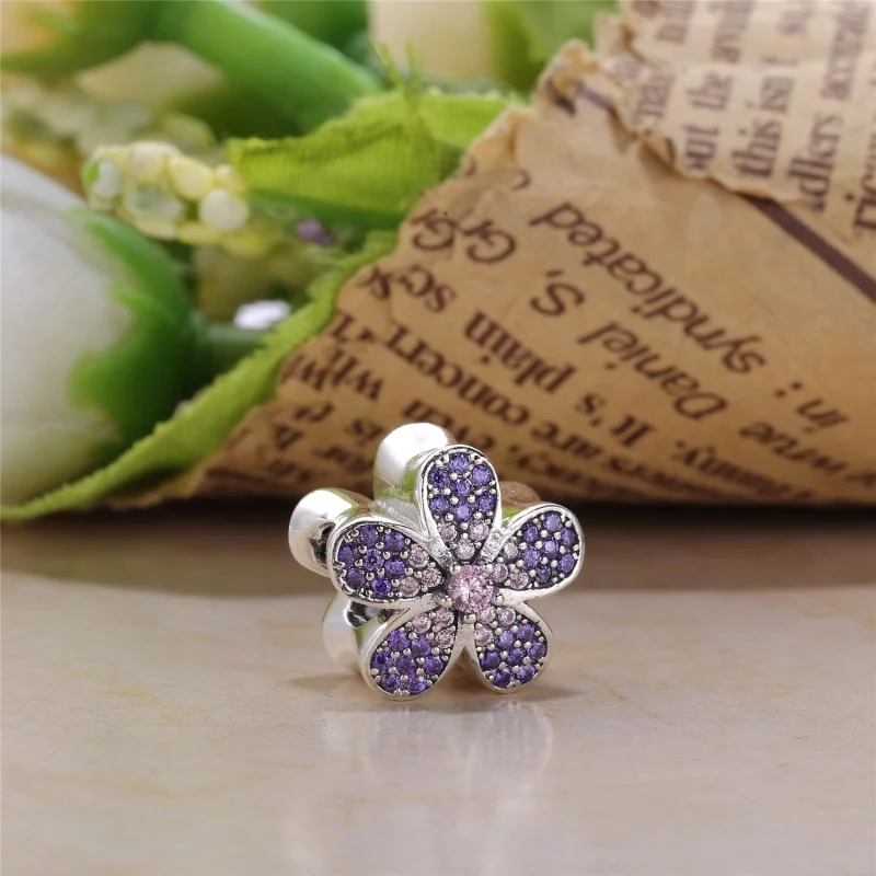 (image pour) PANDORA - Charm Marguerite éblouissante - 781480CZ - Afficher 5