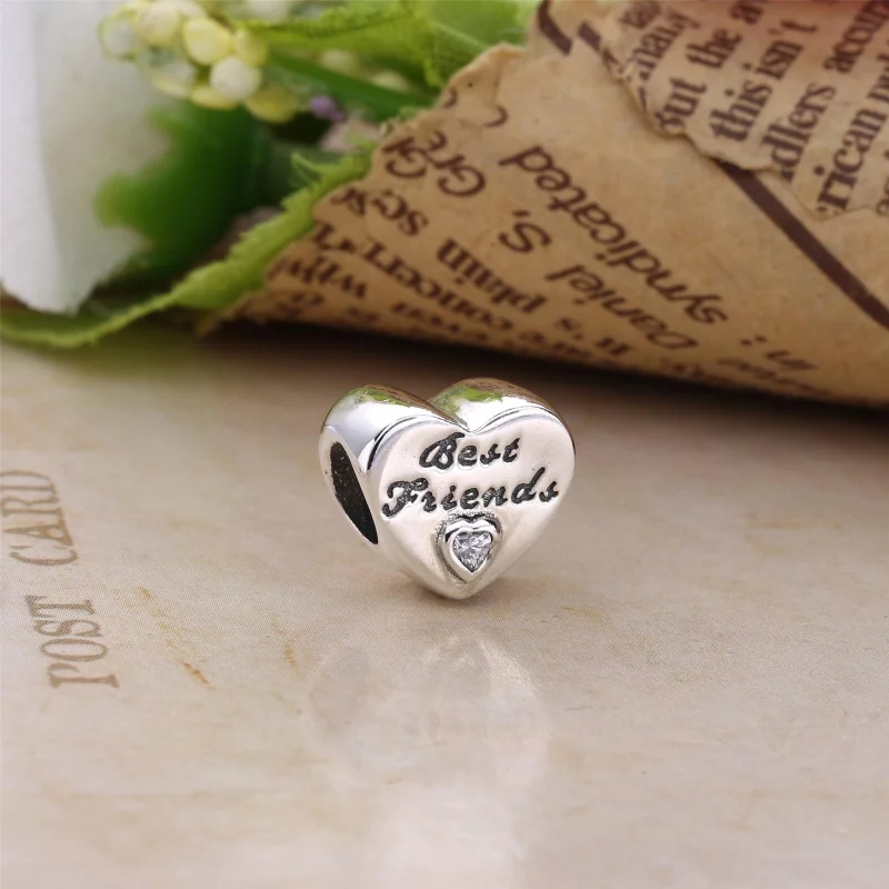 (image pour) PANDORA - Charm Meilleures Amies - 791727CZ - Afficher 2