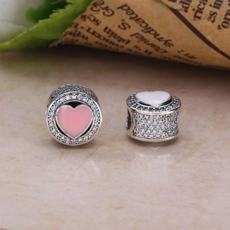 (image pour) PANDORA - Charm Merveilleux Amour Rose - 792034CZ - Afficher 4