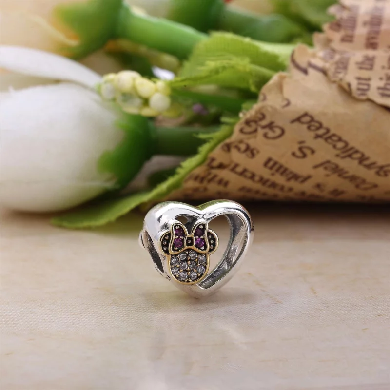(image pour) PANDORA - Charm Mickey et Minnie - PX00295-1 - Afficher 2