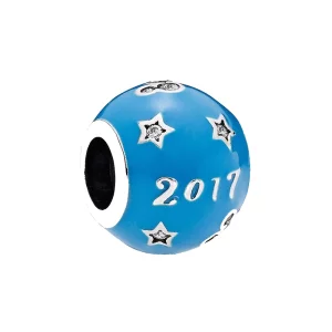 (image pour) PANDORA - Charm Mickey la souris 'Édition 2017' Bleu