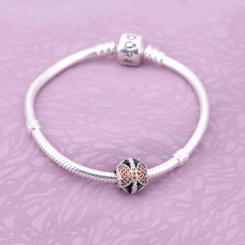 (image pour) PANDORA - Charm Minnie Mouse "L'arc étincelant de Minnie" Violet - 7501055880562 - Afficher 2