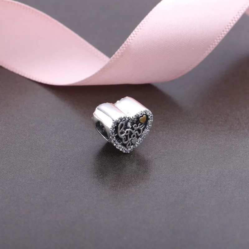(image pour) PANDORA - Charm Mot d'Amour - 792037CZ - Afficher 3
