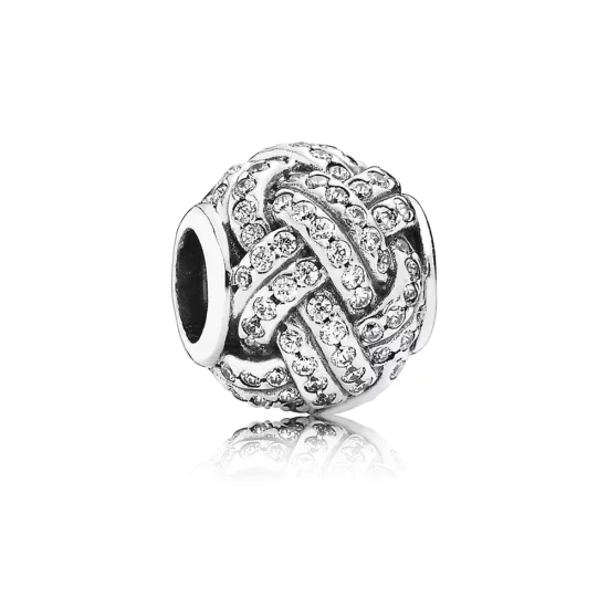 (image pour) PANDORA - Charm Nœud d'Amour Scintillant - 791537CZ