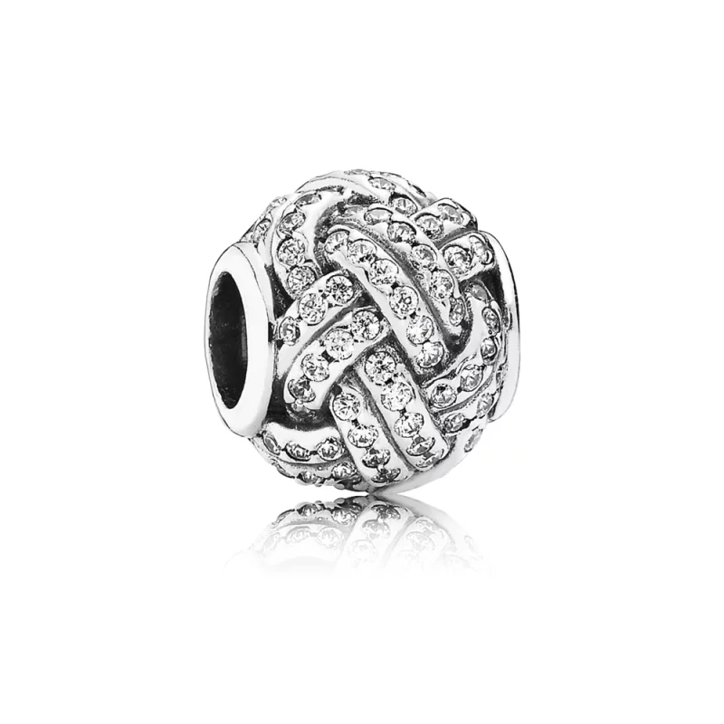 (image pour) PANDORA - Charm Nœud d'Amour Scintillant - 791537CZ