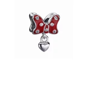 (image pour) PANDORA - Charm Nœud papillon Rouge - PJ00298-1
