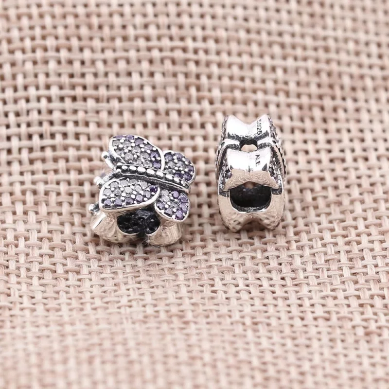 (image pour) PANDORA - Charm Papillon Etincelant - 791257ACZ - Afficher 2