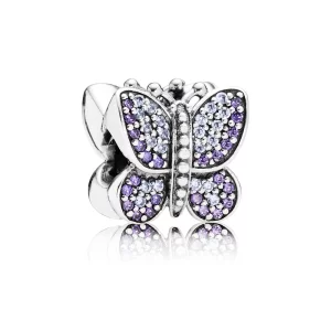 (image pour) PANDORA - Charm Papillon Etincelant - 791257ACZ