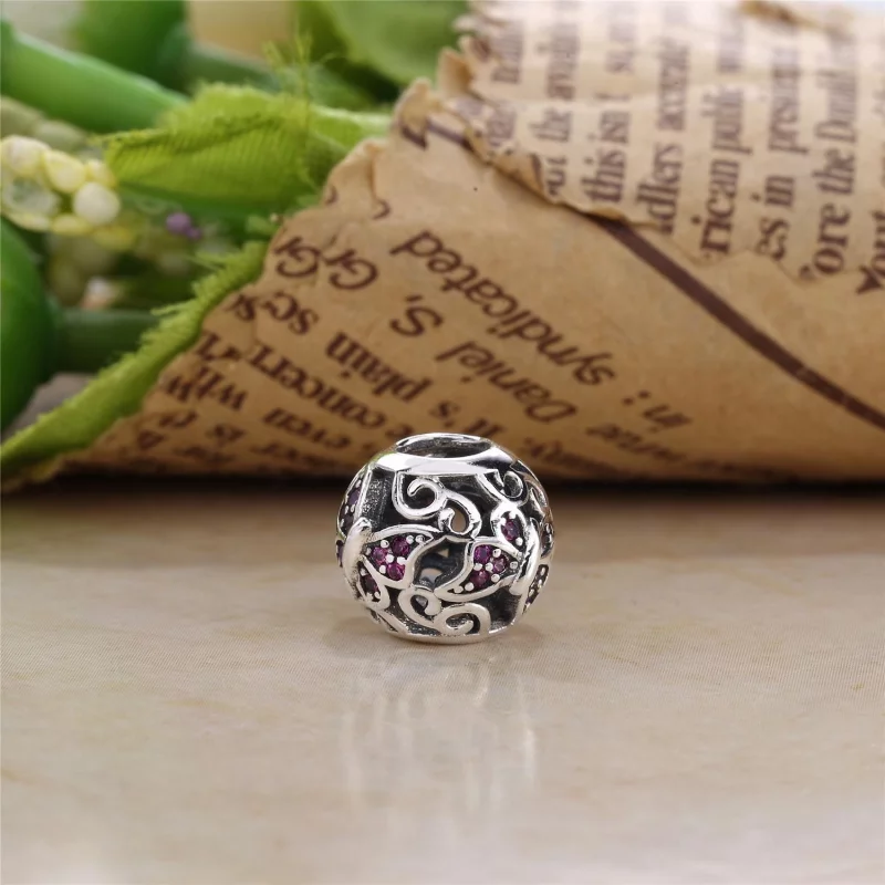 (image pour) PANDORA - Charm Papillon Openwork Violet - PX00143-1 - Afficher 3