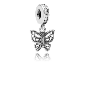 (image pour) PANDORA - Charm Papillon Vintage - 791255CZ
