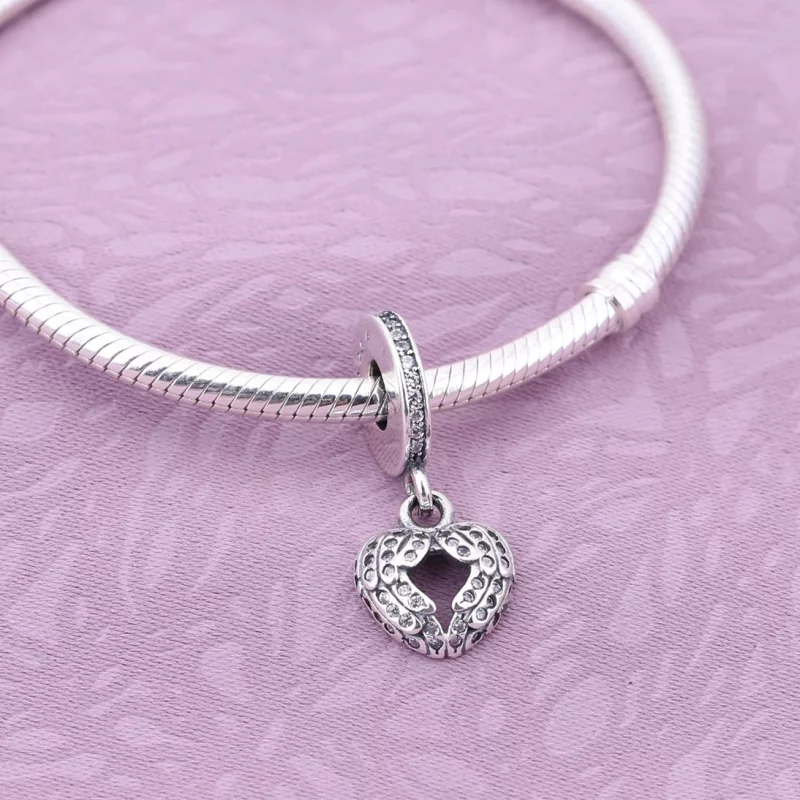(image pour) PANDORA - Charm Pendentif Ailes d'anges - PJ0054-1B - Afficher 4