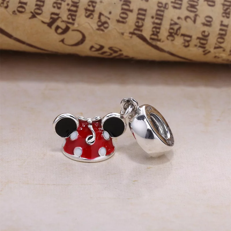 (image pour) PANDORA - Charm Pendentif Bonnet d'oreille Minnie - 792122ENMX - Afficher 2