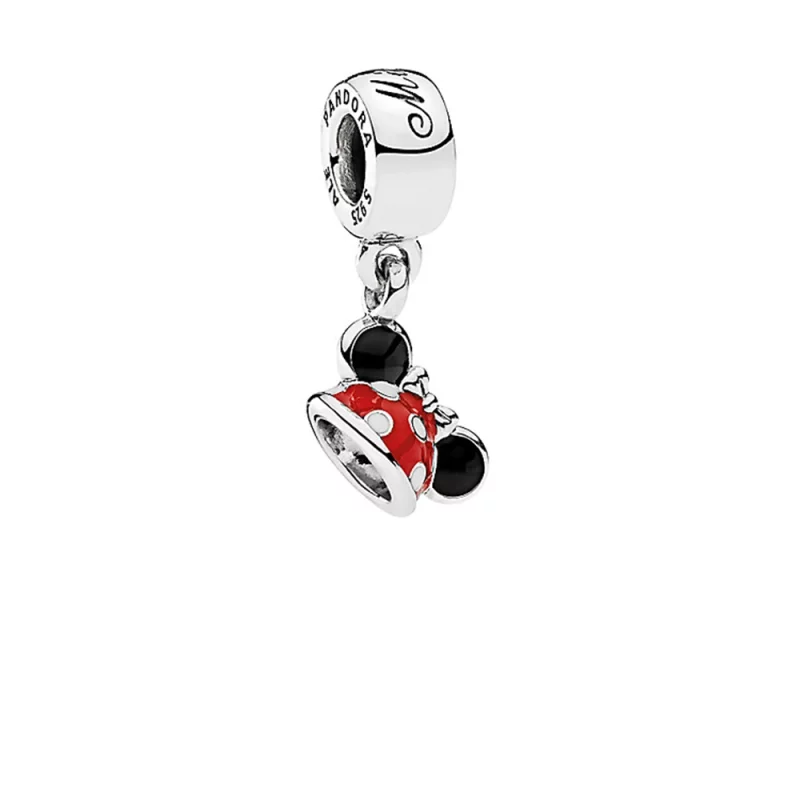 (image pour) PANDORA - Charm Pendentif Bonnet d'oreille Minnie - 792122ENMX
