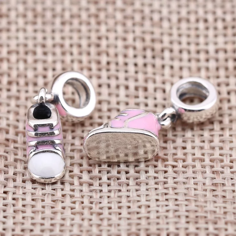 (image pour) PANDORA - Charm Pendentif Bootie Rose - PJ0009-1I - Afficher 2