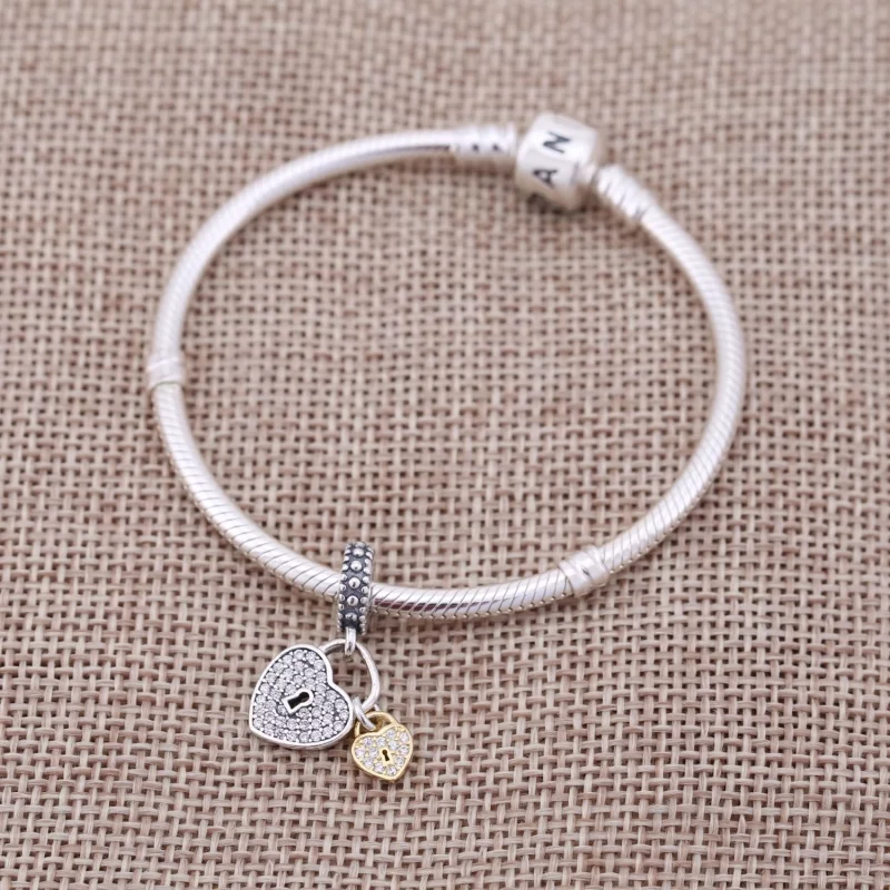 (image pour) PANDORA - Charm Pendentif Cadenas de l'Amour - 791807CZ - Afficher 2