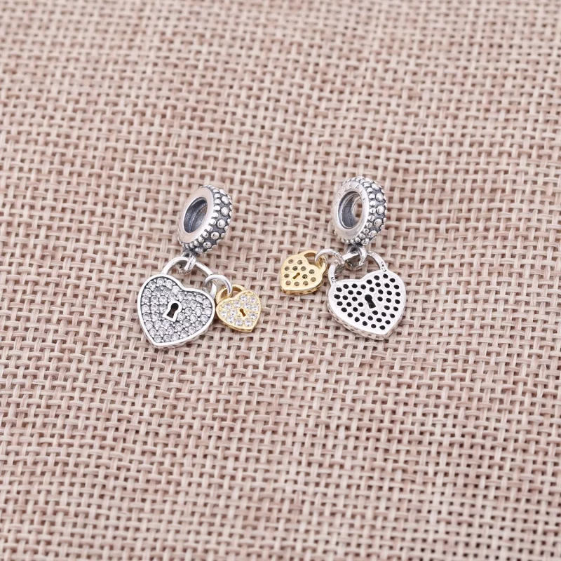 (image pour) PANDORA - Charm Pendentif Cadenas de l'Amour - 791807CZ - Afficher 3