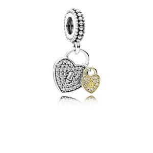 (image pour) PANDORA - Charm Pendentif Cadenas de l'Amour - 791807CZ