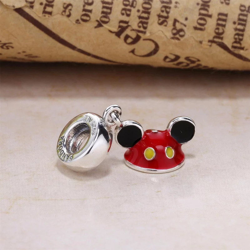 (image pour) PANDORA - Charm Pendentif Chapeau d'oreille de Mickey - 792121ENMX - Afficher 3