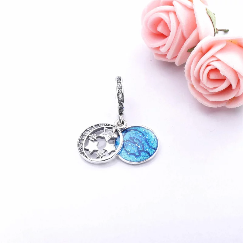 (image pour) PANDORA - Charm Pendentif Ciel de Nuit Vintage - 791993CZ - Afficher 2