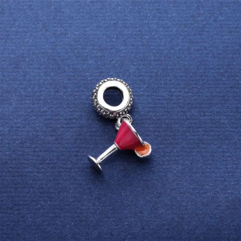 (image pour) PANDORA - Charm Pendentif Cocktail Fruité - 792153ENMX - Afficher 2