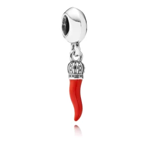 (image pour) PANDORA - Charm Pendentif Cornicello Rouge - 791361EN09