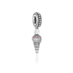 (image pour) PANDORA - Charm Pendentif Crème glacée Violet - 791710CZR