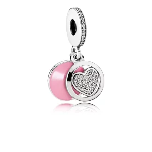 (image pour) PANDORA - Charm Pendentif Cœur Dévoué - 792149EN24
