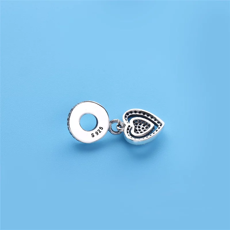 (image pour) PANDORA - Charm Pendentif Cœur - KFPRtkQe - Afficher 3