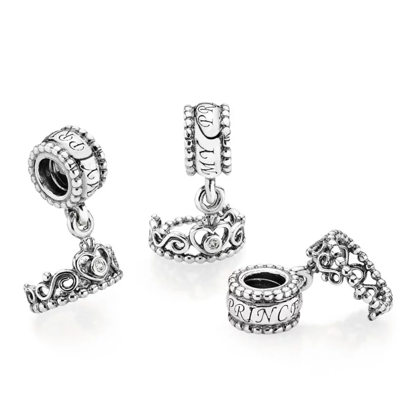 (image pour) PANDORA - Charm pendentif Diadème de Princesse - 791117CZ - Afficher 2
