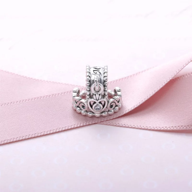 (image pour) PANDORA - Charm pendentif Diadème de Princesse - 791117CZ - Afficher 3
