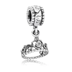 (image pour) PANDORA - Charm pendentif Diadème de Princesse - 791117CZ