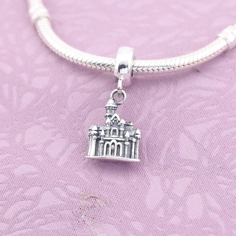 (image pour) PANDORA - Charm Pendentif Disneyland "Château de la Belle au Bois Dormant" - 750 - Afficher 2