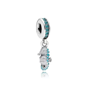 (image pour) PANDORA - Charm Pendentif Hippocampe Tropical - 791311MCZ