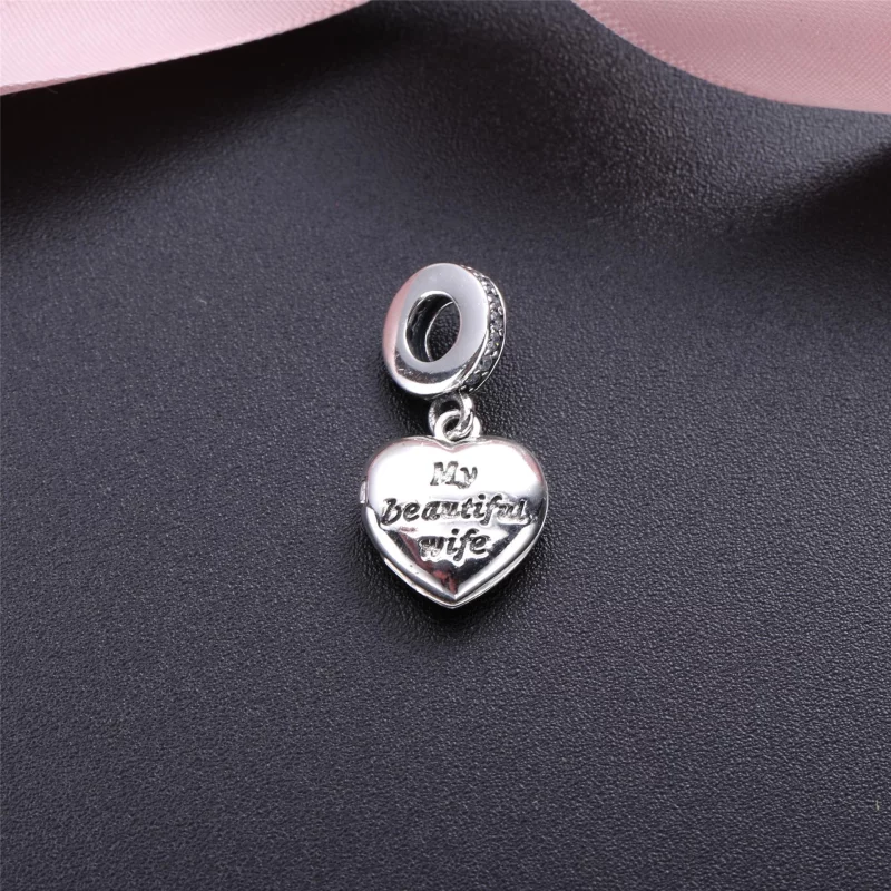 (image pour) PANDORA - Charm Pendentif Ma Ravissante épouse - 791524CZ - Afficher 3