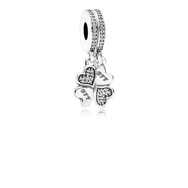 (image pour) PANDORA - Charm Pendentif Meilleures Amies pour la Vie - 791949CZ