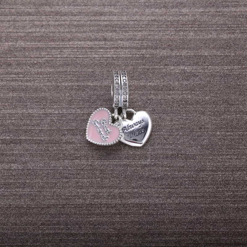 (image pour) PANDORA - Charm Pendentif Meilleures Amies - 791950CZ - Afficher 4