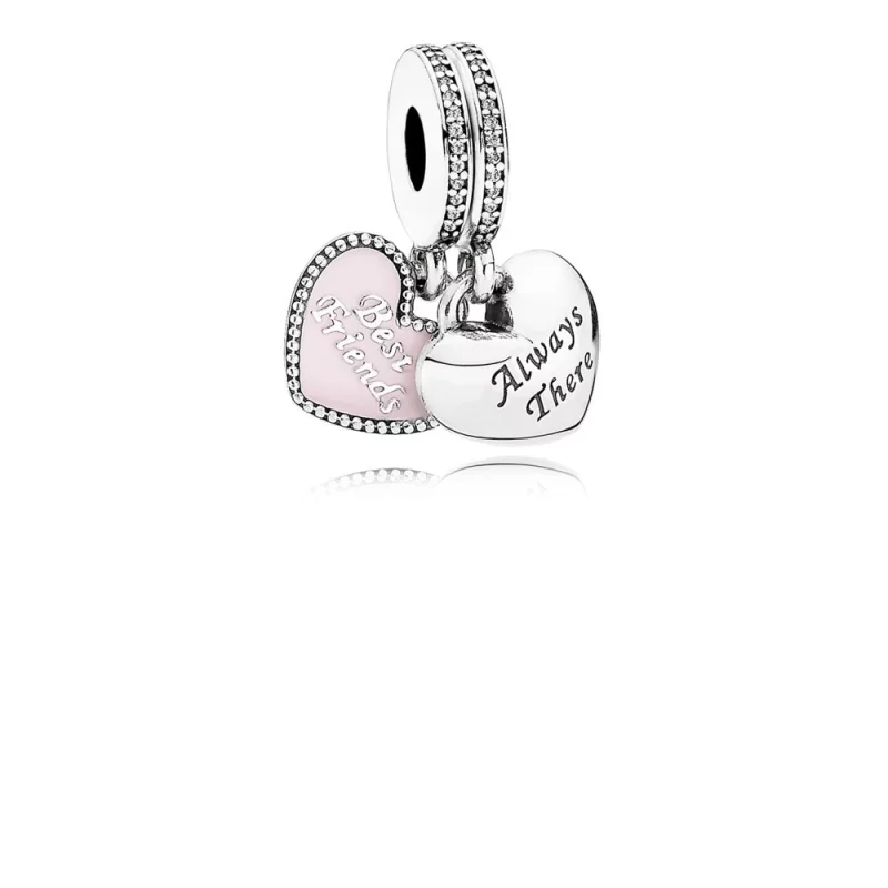 (image pour) PANDORA - Charm Pendentif Meilleures Amies - 791950CZ