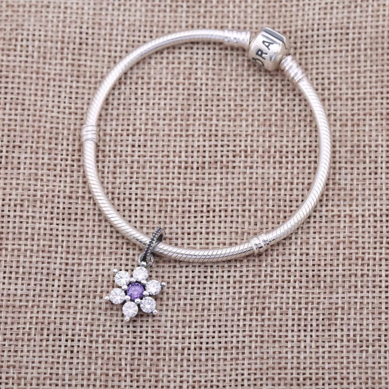 (image pour) PANDORA - Charm Pendentif Myosotis - 791833ACZ - Afficher 2