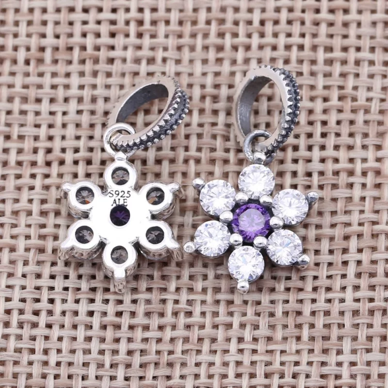 (image pour) PANDORA - Charm Pendentif Myosotis - 791833ACZ - Afficher 3