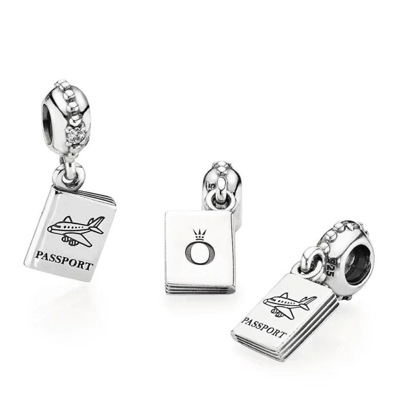 (image pour) PANDORA - Charm pendentif Passeport - 791147CZ - Afficher 4