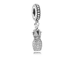 (image pour) PANDORA - Charm Pendentif Robe éblouissante - 792062cz