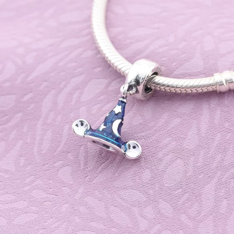 (image pour) PANDORA - Charm Pendentif Sorcier Mickey Chapeau Bleu - 7501055880565P - Afficher 2